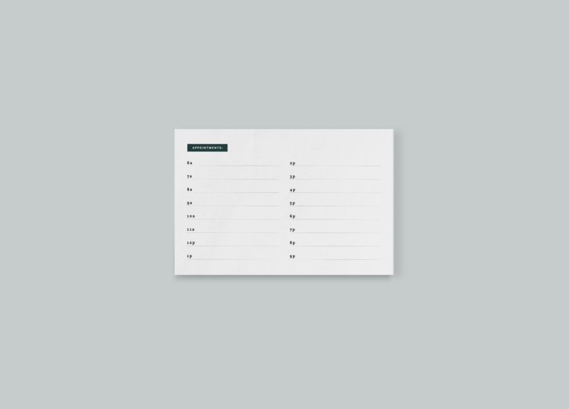 Appointment Planner Sticky Pad