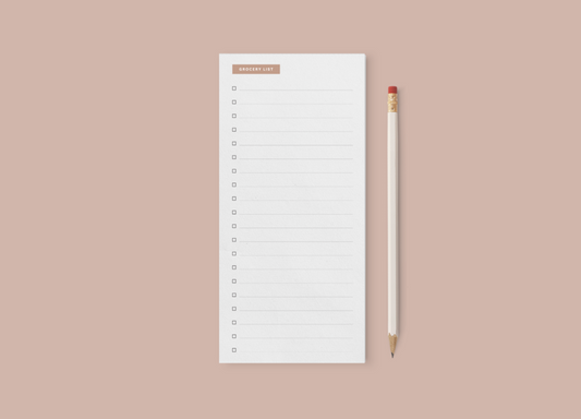 Shopping List Sticky Pad